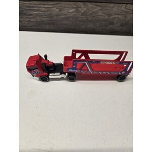 2014 HotWheels Highway Blast Semi Tractor Trailer Hot Wheels Mattel Incomplete